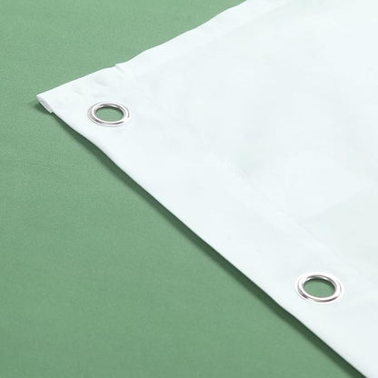 Extra Long Fabric Shower Curtain, Green and White Ombre Shower Curtains for Bathroom, Modern Decorative Bathroom Curtains, 72" W x 84" H