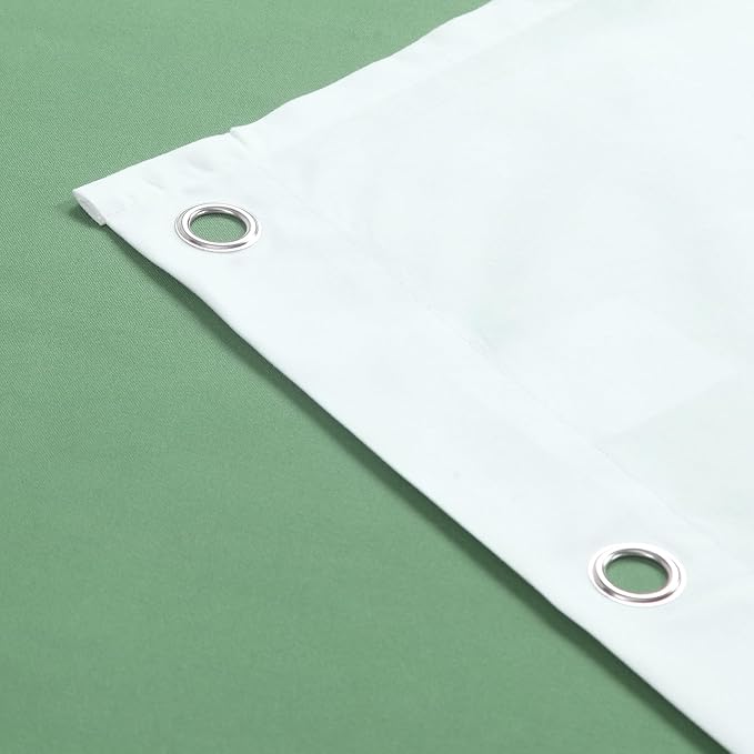 Stall Fabric Shower Curtain, Green and White Ombre Shower Curtains for Bathroom, Modern Decorative Bathroom Curtains, 54" W x 72" H