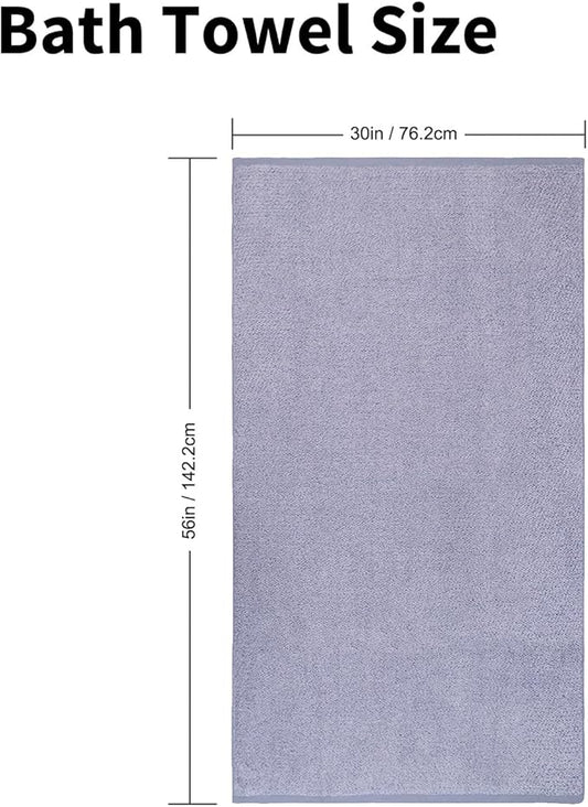 Everplush Diamond Collection Oversized Bath Towel – 1 Pieces, Super Soft & Highly Absorbent, Quick-Drying, Extra Large & Thick. Perfect for Bathroom, Pool, Swimming Use(Dusk, 30" x 56" 1PK)