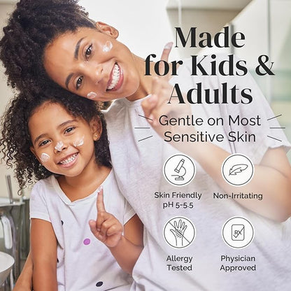 Puriya National Eczema Association Accepted Cream 4.5 oz, Dry Itchy Skin Relief, Colloidal Oatmeal Lotion, For Kids, Adults, Face, Hands, Mother of All Creams, Plant-Based Hydration,No Fragrance Added