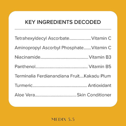 Medix 5.5 Radiant Glow Vitamin C Body Wash W/Niacinamide | Citrus Scented Gentle Body & Face Cleanser For Women, Men, Dry Skin, & Smoother-Looking Skin | Removes Dirt, Oil, & Impurities, 2-Pack