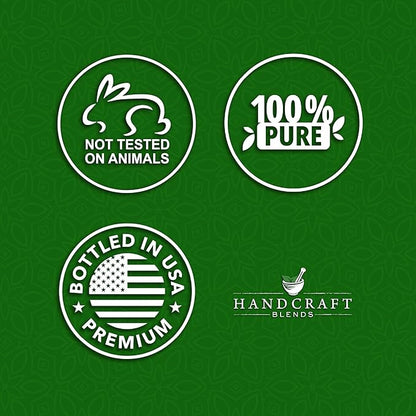 Handcraft Blends Tea Tree Essential Oil – 0.33 Fl Oz – 100% Pure and Natural – Premium Grade Essential Oil for Diffuser and Aromatherapy, Skin, Massage, Candle and Soap Making Fragrance