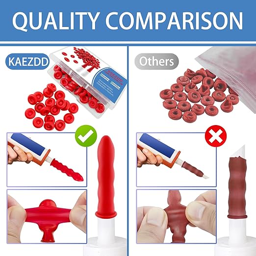 100 Pcs Caulk Tube Sealer Caps, Caulking Gun Tip Caps, Caulking Tool Accessory, Caulk Sealer Saver for Open Caulking Tube Sealing and Preserving, with Storage Box for Easy Storage