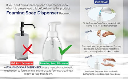 Foaming Hand Soap Refills | Honey Almond | Essential Oils | Gentle, Moisturizing Foam | Made in USA | 128 Fl Oz (1 Gallon)