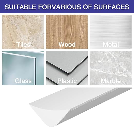 Flexible Molding Trim, Flexible Bendable Adhesive Caulking Strip, Molded Trim, Peel and Stick Home Decorative Edge for Bathroom, Kitchen, Floor, Wall (White, 0.83in x 0.24in x 10ft)