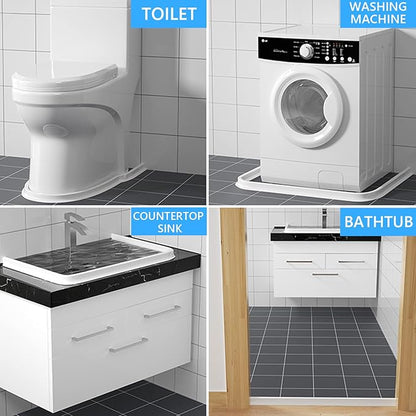 Duzzy 98 Inch Collapsible Shower Water Dam, Shower Threshold Water Stopper Barrier and Retention System and Keeps Water Inside Threshold Dry and Wet Separation, Suitable for Bathroom & Kitchen