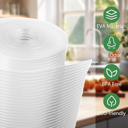 Anoak Shelf Liner Cabinet Liner, Non Adhesive Washable 17.5 Inch x 20 FT(240 Inch) Waterproof Durable Non-Slip Shelf Liner for Kitchen, Drawer, Refrigerator
