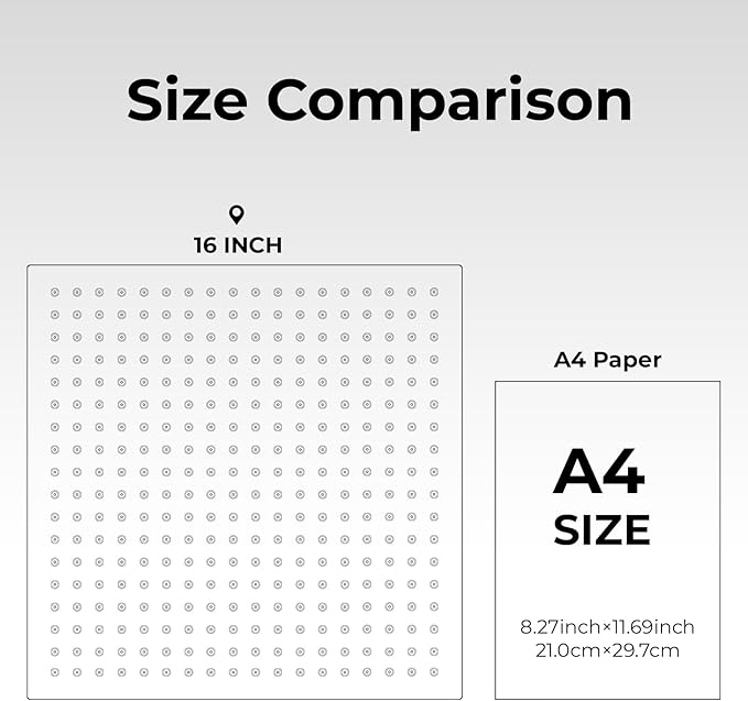 Oversize Rain Shower Head, Ultra Thin 16 Inch Square Stainless Steel Rainfall Shower Head with 360° Rotation, High Pressure Waterfall, Full Body Coverage, Brush Nickel