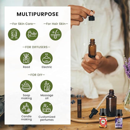 yethious Bubble Gum Essential Oil for Diffuser Blueberry Pie Bubble Gum Essential Oil Set Bubble Gum Oil 100% Pure Aromatherapy Oils - 2pcs X 10ml