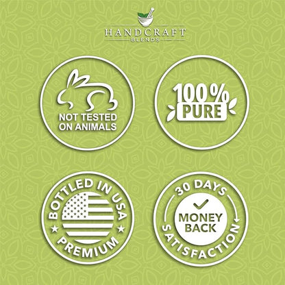 Handcraft Blends Lemongrass Essential Oil – 0.33 Fl Oz – Pack of 2 – 100% Pure and Natural – Premium Grade Essential Oil for Diffuser and Aromatherapy, Skin, Massage, Candle and Soap Making Fragrance