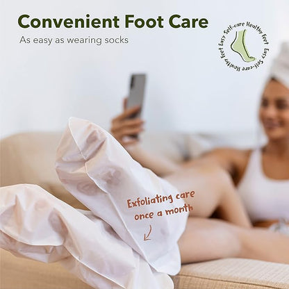 Purederm Shiny & Soft Foot Peeling Mask (3 pack) - For smooth and moist baby skin with Exfoliating peel off Calluses, Dry Skin, Cracked Heels - Men and Women