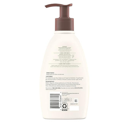 Aveeno Daily Moisturizing Body Lotion with Soothing Oat and Rich Emollients to Nourish Dry Skin, Fragrance-Free, 12 Fl Oz (Pack of 6)