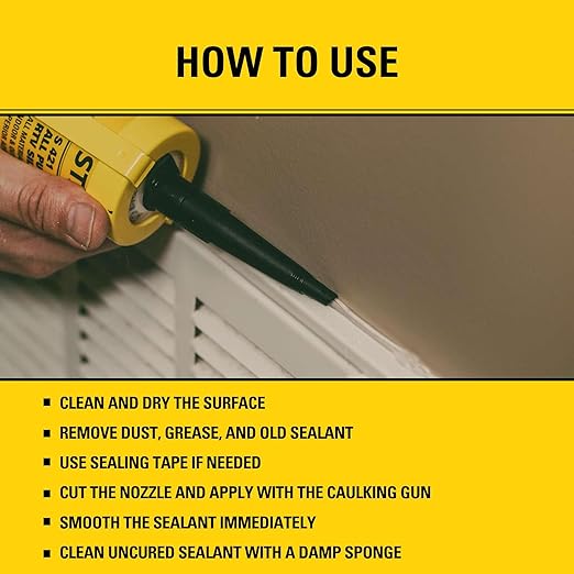 Stanley S421 All-Purpose RTV Silicone Sealant (24 x 10.1 fl.oz.) – 100% Waterproof Brown Caulk | Industrial-Grade Silicone for Kitchen, Bathroom, Shower, Window, Door, Indoor & Outdoor Use | 24 Pack
