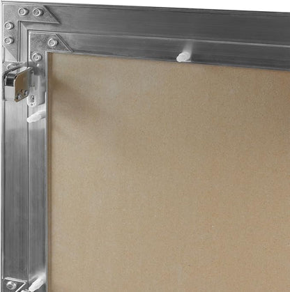 12" x 24" Inch Aluminum Drywall Access Panel - Service Shaft Door - Plumbing, Electricity, Heating, Alarm Wall Inspection hatch for Drywall - Bathroom Service Access Hole Cover