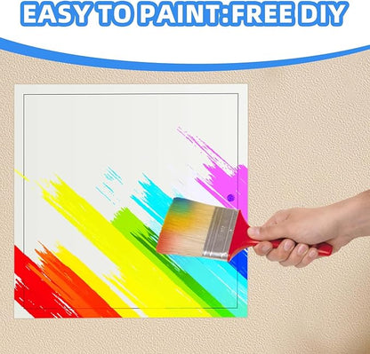 24" x 24" Metal Access Panel, 1MM Thickened Access Panel for Drywall, Aluminum Access Panel for Walls and Ceilings, Rust-Resistant and Easy-to-Install Drywall Access Panel