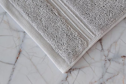 Milara Luxurious Extra Large Bath Sheet - 700 GSM Super-Plush Turkish Cotton Towel, 35x70 inches, Spa Quality Thick - Silver Gray