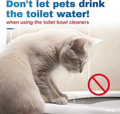 Vacplus Toilet Bowl Cleaner Tablets 20 PACK, Automatic Cleaners with Bleach, Slow-Releasing Toilet Tank Cleaners for Deodorizing & Descaling, Household Toilet Cleaners against Tough Stains