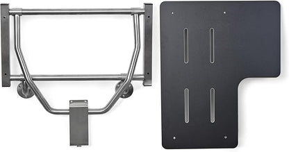 Seachrome 26" x 22.5” Black Reversible Folding Transfer Tub/Shower Seat, ADA Compliant
