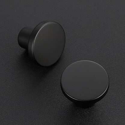 Ravinte 55 Pack Cabinet Knobs Black Kitchen Cabinet Knobs Round Dresser Drawer Pulls Closet Door Pulls 1-1/5 Inch