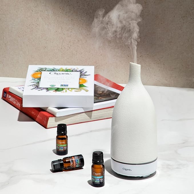 Cliganic Organic Citronella Essential Oil, 100% Pure Natural for Aromatherapy | Non-GMO Verified
