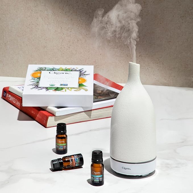 Cliganic Organic Peppermint Essential Oil, 1oz - 100% Pure Natural Undiluted, for Aromatherapy | Non-GMO Verified (Packaging May Vary)
