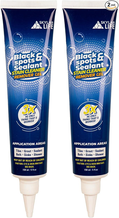 SKYLAR LIFE Home Grout Stain and Sealant Stain Whitener for Tiles Grout Sealant Bath Sinks Showers (2-Pack)