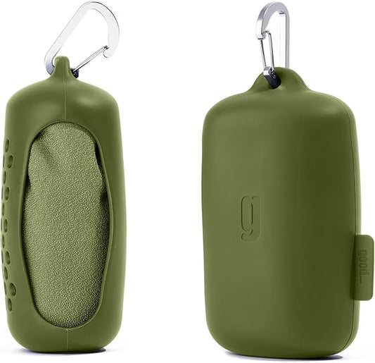 Quick Dry Towel - Super Absorbent Fast Drying - Travel, Camping, Gym & Sports - Army Green Nanofiber