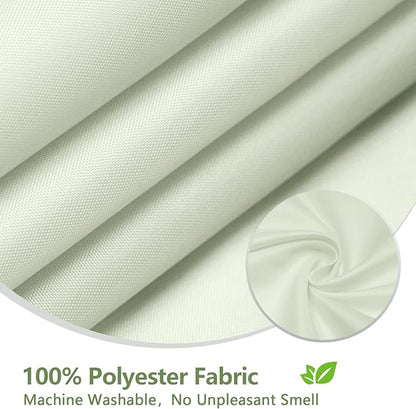 Waterproof Fabric Long Shower Curtain Liner with 3 Extra-Large Magnets, 72 x 78 inch Extra Long Green Cloth Shower Liner Machine Washable, Hotel Quality Lightweight Shower Curtain for Bathroom