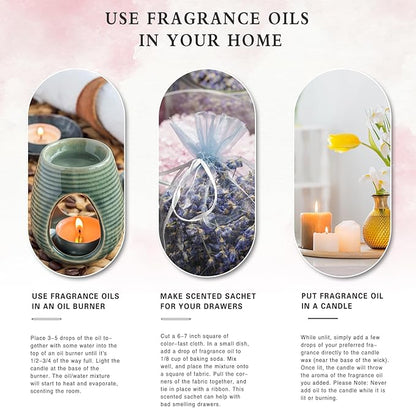 PHATOIL 3.38FL.OZ Coconut & Vanilla Fragrance Oils for Aromatherapy, Essential Oils for Diffusers for Home, Perfect for Diffuser, Yoga, DIY Candle and Soap Making - 100ml