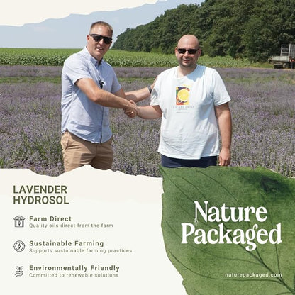 Lavender Hydrosol - Pure Steam Distilled Floral Water Spray for Face Toner, Facial Mist & DIY Skincare - Lavandula Angustifolia Hydrating Skin Refresher & Linen Spray - 100% Natural 16oz
