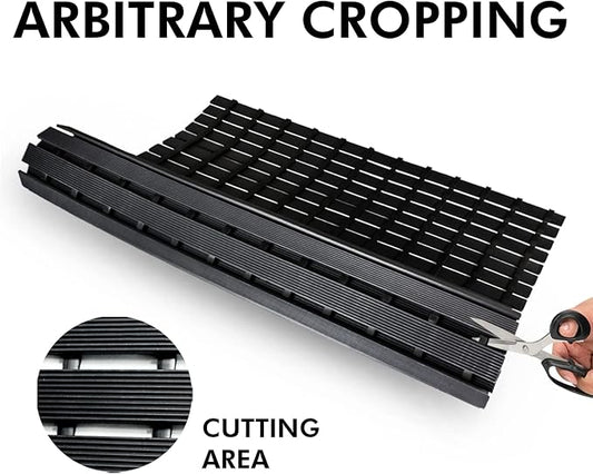 Large Shower Mat Without Suction Cups(35.4"*16.9"),Heavy Duty Bathtub Mat for Elderly,Non Slip Shower Mats for Inside Shower, Rubber Shower Floor Mat for Outside