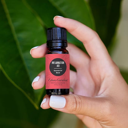 Edens Garden Inflammation Aid Essential Oil Blend- 100% Pure Premium Grade, Undiluted, Natural, Therapeutic, Aromatherapy, The Best for Skin, Face, Humidifiers 10 ml (.33 fl oz)