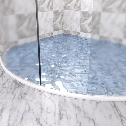 67" Shower Threshold Water Dam, Self-Adhesive Shower Barrier and Kitchen Water Stopper sealing Retention System Rubber Shower Guard Dam for Dry And Wet Separation Caulk Seal Strip Edge Trim
