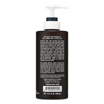 THERAPISPA Scented Body Lotion for Women – Hydrating & Nourishing Moisturizer with Shea Butter, Ceramides & Panthenol for Dry Skin – Inclusive for Everyone (White Tea, 17.0 fl oz)