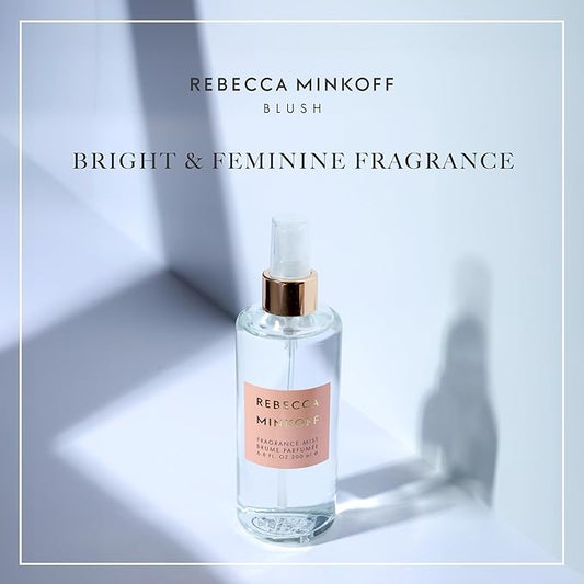Rebecca Minkoff Blush - Body Spray for Women - Floral Fresh Fragrance - Notes of Bergamot, Mandarin, Black Currant, Orange Flower, Jasmine - 6.8 oz.