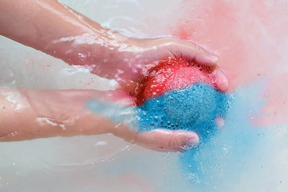 Bath Bombs for Men - Unique Sphere & Disc Shape - 8 Bath Bombs Mix of 5oz & 2.5oz - Gifts for Men - Bubble Bath Set