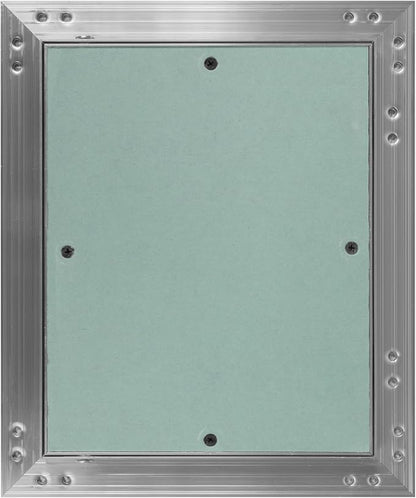 8" x 10" Inch Aluminum Drywall Access Panel - Service Shaft Door - Plumbing, Electricity, Heating, Alarm Wall Inspection hatch for Drywall - Bathroom Service Access Hole Cover