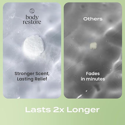 Body Restore Shower Steamers Aromatherapy 15 Pack - Christmas Stocking Stuffers, Birthday Gifts for Women, White Elephant, Relaxation, Self Care for Men - Tea Tree