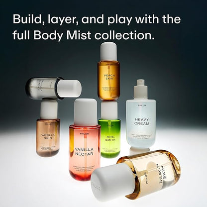 PHLUR Sweet Skin Trio ($75 Value) - Exclusive 3pc Travel Size Body Mist Set ft. Vanilla Skin, Heavy Cream, Caramel Skin (3 x 3 fl oz)
