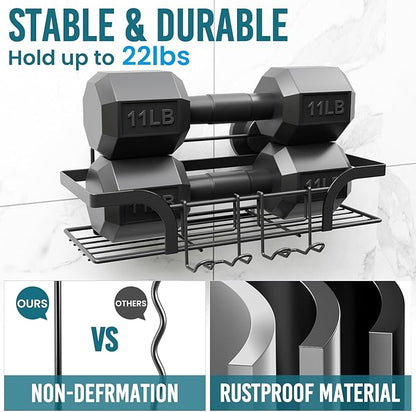 TAILI Shower Caddy Suction Cup 2 Pack, Heavy Duty Bathroom Basket, Bath Shelves for Inside, Stainless Steel Shower Holder Organizer for Bathroom Storage & Home Decor, No Drilling,Black