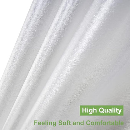 UFRIDAY Frosted Shower Stall Liner 36x72 Inch,EVA Plastic Waterproof Shower Curtain with 2 Magnets,Heavy Duty,Semi Transparent, 3D Frosted Shower Curtain Plastic Liner