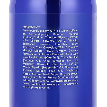 Tea Tree Body Wash with Mint & Shower Gel with Vitamin E for Jock Itch, Eczema, Ringworm, Body Odor, Body Wash Women & Men with Added Body Oils,LARGE 20.2 FL Oz Bottle (Tea Tree Mint, Pack of 3)