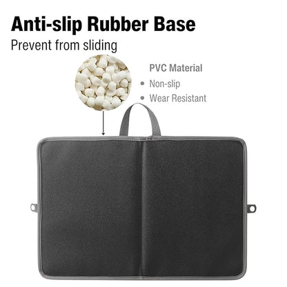 PandaEar Baby Bath Knee Pad, Foldable Non-Slip Kneeling Mat Cushion Foam Kneeler Mat for Toddler Bathroom Bathing Time -1.5 Inch Thick