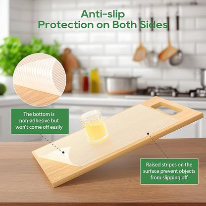 Anoak Shelf Liner Cabinet Liner, Non Adhesive Drawer Liner, Washable 12 Inch x 20 FT x 2Rolls Waterproof Durable Non-Slip Shelf Liner for Kitchen, Drawer, Refrigerator