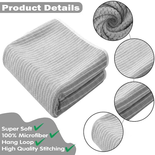 Microfiber Bath Towel 35x70 Inches - Ultra Soft Quick Dry, Lightweight for Gym, Spa, Travel | Hotel Grade & Multi-Use| Single Pack