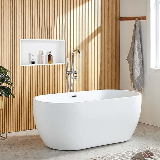 12" X 24" Stainless Steel Shower Niche Insert Tile Ready, Niche for Shower Wall, Recessed Shelf No Tile Needed for Bathroom Storage, White