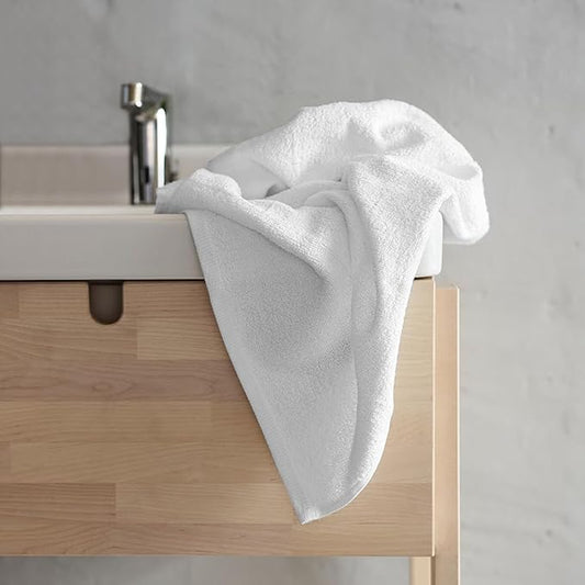 Delara 100% Organic Cotton Towels 650 GSM Plush Feather Touch Quick Dry Bath Towel, Pack of 12 GOTS Certified, Oeko-Tex Green Certified, Organic Cotton Bath Towel, 30"X58"