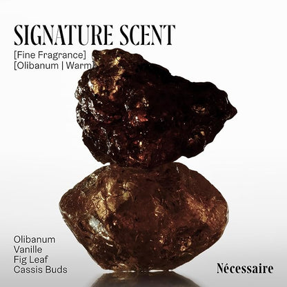 Nécessaire The Body Wash Olibanum. Natural Body Wash for Women + Men. Radiance Cleanse. Multi-Enzyme Gel Cleanser for Dull Skin. Notes of Vanilla, Fig Leaf, and Cassis Buds. 8.4 Fl Oz.