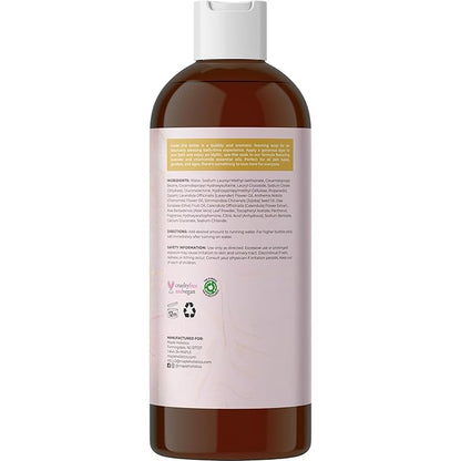 Luxurious Lavender Bubble Bath for Women - Sulfate Free Lavender Vanilla Bath Bubbles for Women Relaxing Bath Foam with Chamomile Calendula and Sage - Aromatherapy Bubble Bath Foaming Bath Oil for tub