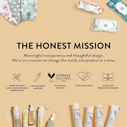 The Honest Company Foaming Bubble Bath Refill Carton Gentle for Baby Naturally Derived Tear-Free Hypoallergenic Citrus Vanilla Refresh 32 fl oz